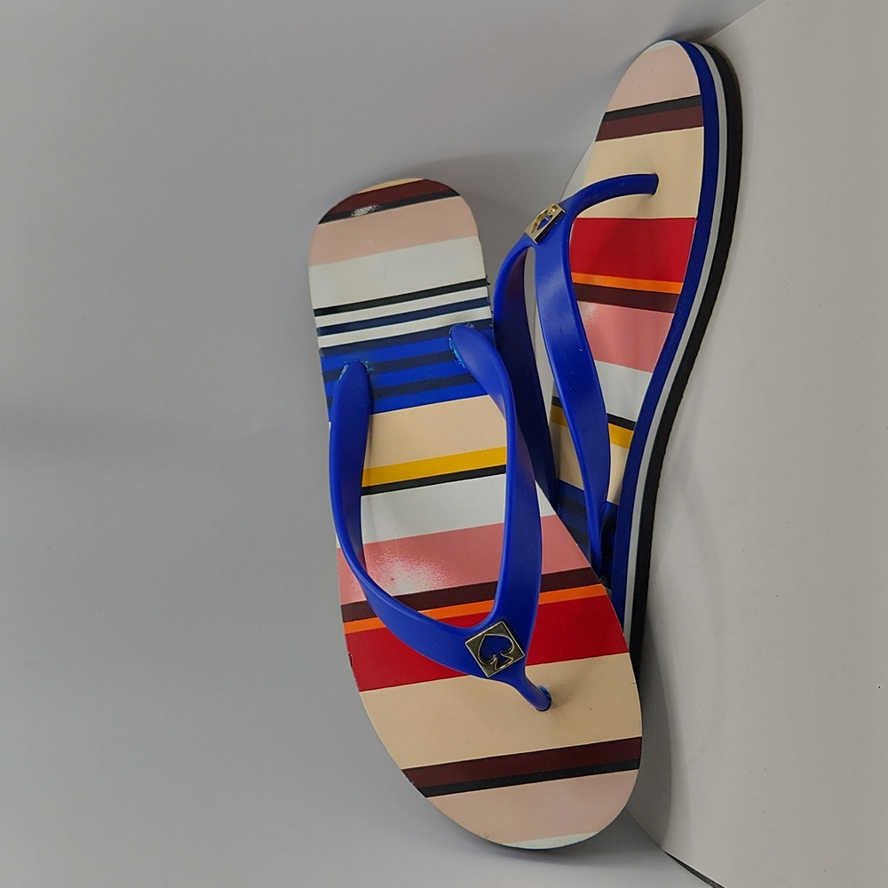 Kate spade Stiped Flip Flop Sandals